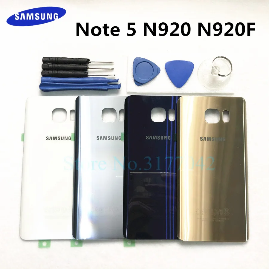 Задняя крышка аккумуляторного отсека Note 5 корпус для Samsung Galaxy N920 N920P N920A N920V
