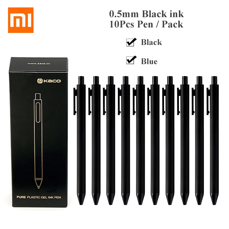 Original Xiaomi Mijia KACO 0.5mm Xiomi Mi Signing PEN Gal Ink Smooth Writing Durable Signing Black Refill 10Pcs/Lot Wholesale
Original Xiaomi Mijia KACO 0.5mm Xiomi Mi Signing PEN Gal Ink Smooth Writing Durable Signing Black Refill 10Pcs/Lot Wholesale