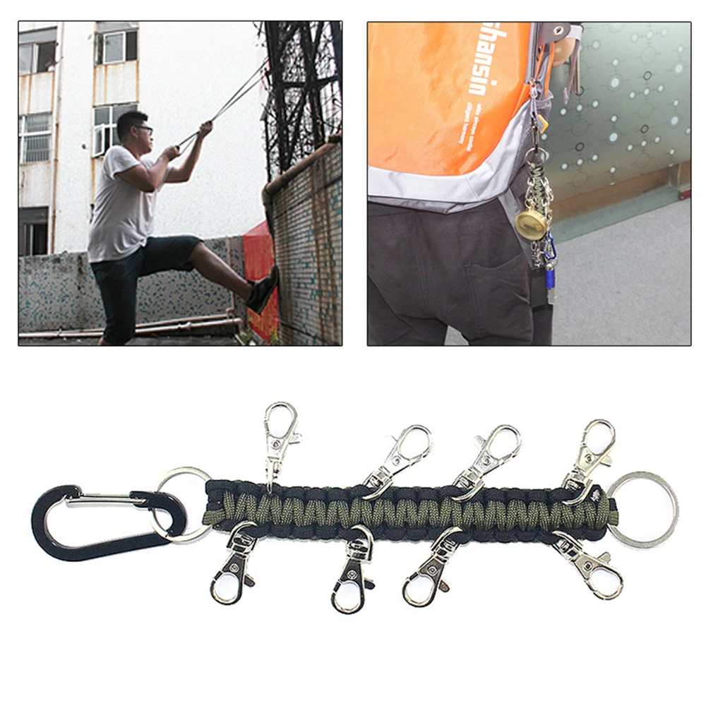 Seven-core Umbrella Rope Preparation Hang Buckle Bracelet Backpack Hang Sport Key Chain Outdoor Key Climbing Hook Bracelet
Seven-core Umbrella Rope Preparation Hang Buckle Bracelet Backpack Hang Sport Key Chain Outdoor Key Climbing Hook Bracelet