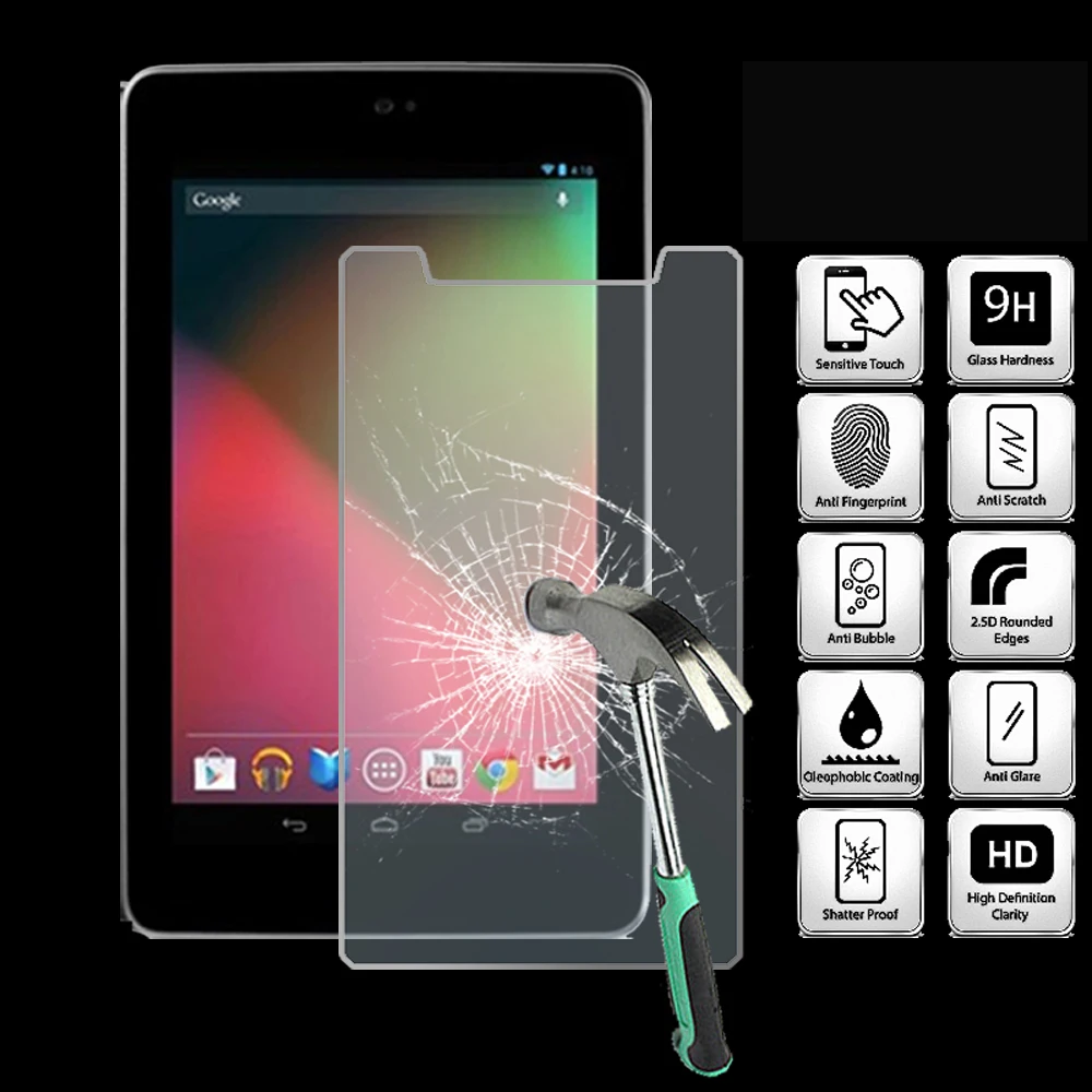 For Google Nexus 7 1st Gen 2012 - 9H Tablet Tempered Glass Screen Protector Cover Explosion-Proof High Quality Screen Film
For Google Nexus 7 1st Gen 2012 - 9H Tablet Tempered Glass Screen Protector Cover Explosion-Proof High Quality Screen Film