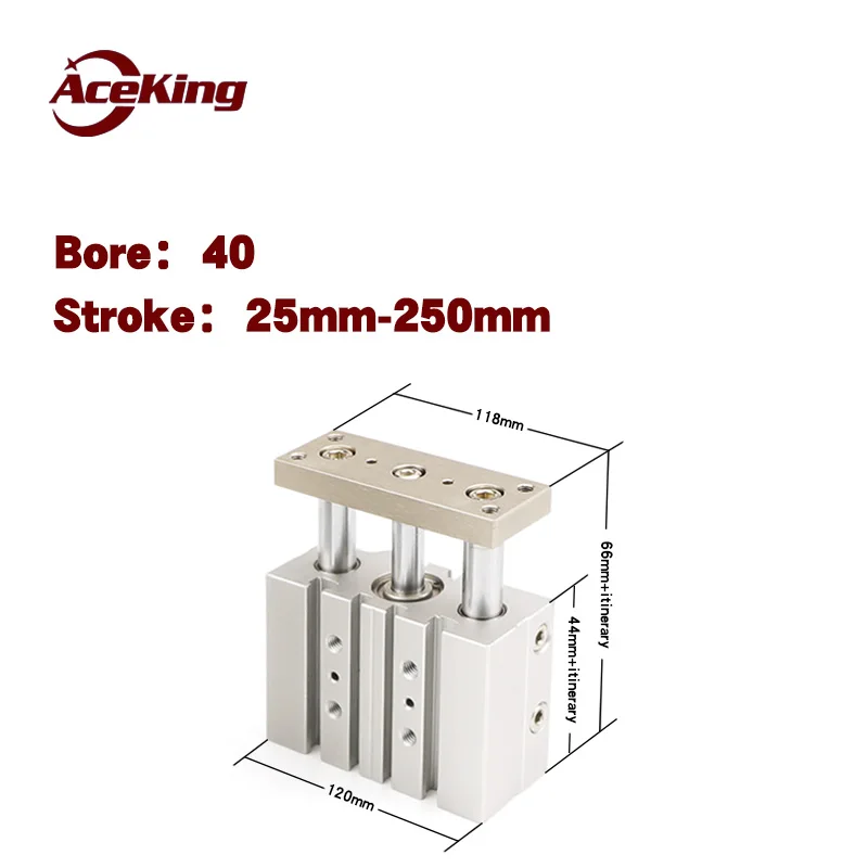 TCM40 three shaft guide rod cylinder TCM40x25SX30SX40SX50SX75SX100SX150SX200SX250-SX300S AceKing TCM40X75-S TCM40*150-S
TCM40 three shaft guide rod cylinder TCM40x25SX30SX40SX50SX75SX100SX150SX200SX250-SX300S AceKing TCM40X75-S TCM40*150-S