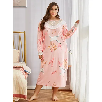 Plus size home service fat ladies plus size ice silk nightdress loose mid-length plus size cartoon print home service
Plus size home service fat ladies plus size ice silk nightdress loose mid-length plus size cartoon print home service