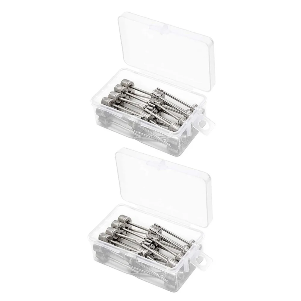 60 pcs Ball Pump Needles Durable Practical Portable Adapter Inflator Needle Air Pump Needle for Football Rugby
60 pcs Ball Pump Needles Durable Practical Portable Adapter Inflator Needle Air Pump Needle for Football Rugby