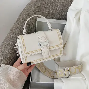 Luxury Designer Shoulder Bag Women Wide Strap Messenger Crossbody Bags Ladies Solid Travel Cell Phone Bag Purses Female Bolsa
Luxury Designer Shoulder Bag Women Wide Strap Messenger Crossbody Bags Ladies Solid Travel Cell Phone Bag Purses Female Bolsa