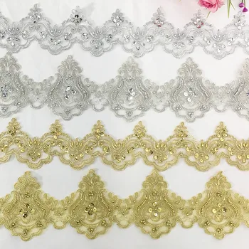 3Yard/Lot Golden silver car bone lace trim wedding dress veil beaded sequins lace fabric dance costume accessories
3Yard/Lot Golden silver car bone lace trim wedding dress veil beaded sequins lace fabric dance costume accessories