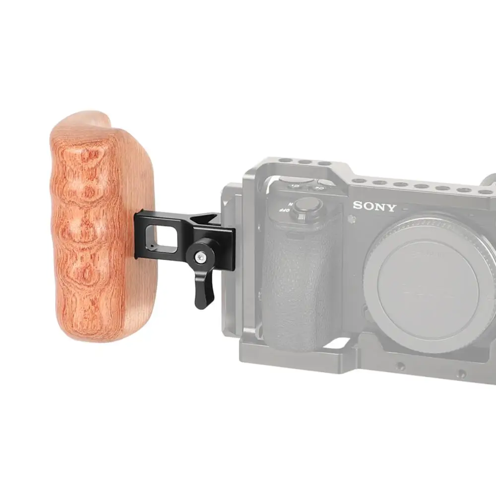 CAMVATE Camera Universal Large-size Wooden Handgrip With Quick Release NATO Clamp Handle Seat For DSLR Camera/DV Video Cage Rig
CAMVATE Camera Universal Large-size Wooden Handgrip With Quick Release NATO Clamp Handle Seat For DSLR Camera/DV Video Cage Rig