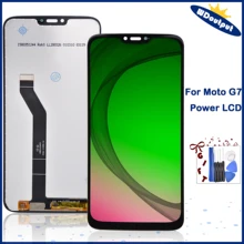 Écran tactile LCD de remplacement pour Motorola G7 Power XT1955, Original=