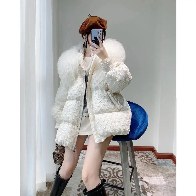 2023 New Winter Women Parka Big Fur Collar Down Padded Coat Loose Warm Thick Padded Coat Jacket Short Silm Women Overcoat
2023 New Winter Women Parka Big Fur Collar Down Padded Coat Loose Warm Thick Padded Coat Jacket Short Silm Women Overcoat
