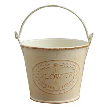 Vintage Iron Art Succulent Plants Flower Pot Bucket Sundries Storage Container Vintage Style with Handle Storage Container
Vintage Iron Art Succulent Plants Flower Pot Bucket Sundries Storage Container Vintage Style with Handle Storage Container