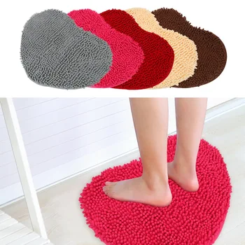 NICEYARD Non-Slip Chenille Rug Cushion Heart Shaped Carpet Absorbent Bath Mat Bedroom Door Mat
NICEYARD Non-Slip Chenille Rug Cushion Heart Shaped Carpet Absorbent Bath Mat Bedroom Door Mat