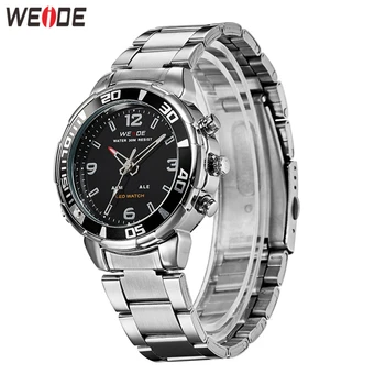 WEIDE Men Watch Relogio Masculino Top Luxury Brand Bussiness Design Alarm Quartz Relogio Digital Military Movement Men‘s Watches 
WEIDE Men Watch Relogio Masculino Top Luxury Brand Bussiness Design Alarm Quartz Relogio Digital Military Movement Men‘s Watches