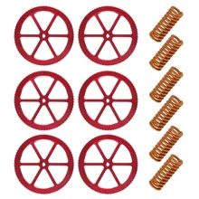 Creality Aluminum Hand Twist Upgraded Leveling Nut 6 PC with 6 PCHot Bed Die Springs For Ender 3 Pro Ender 5 Plus Pro CR-20
Creality Aluminum Hand Twist Upgraded Leveling Nut 6 PC with 6 PCHot Bed Die Springs For Ender 3 Pro Ender 5 Plus Pro CR-20