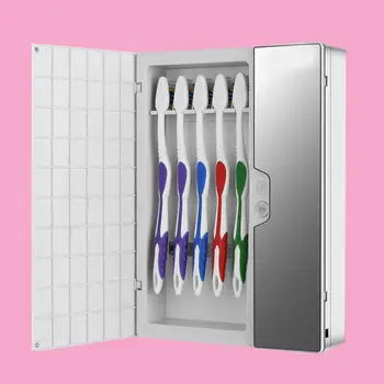 UV Light Toothbrush Sterilizer Toothbrush Holder Automatic Toothpaste Squeezers Release Ozone To Sterilize Disinfect And Clean
UV Light Toothbrush Sterilizer Toothbrush Holder Automatic Toothpaste Squeezers Release Ozone To Sterilize Disinfect And Clean