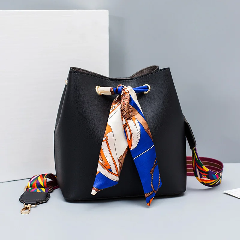 Korean-style Sense Bucket Bag Women's 2019 Autumn New Style Fashion Silk Scarves Simple Versatile Wide Ribbon Over-the-shoulder
Korean-style Sense Bucket Bag Women's 2019 Autumn New Style Fashion Silk Scarves Simple Versatile Wide Ribbon Over-the-shoulder