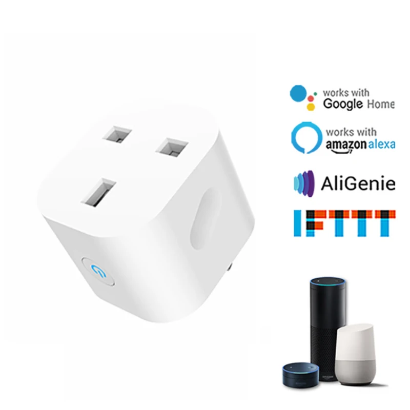 UK Original AC100-240V Smart Socket Plug Version WiFi Wireless Remote Socket Adaptor Power Timer Switch On And Off With Phone
UK Original AC100-240V Smart Socket Plug Version WiFi Wireless Remote Socket Adaptor Power Timer Switch On And Off With Phone