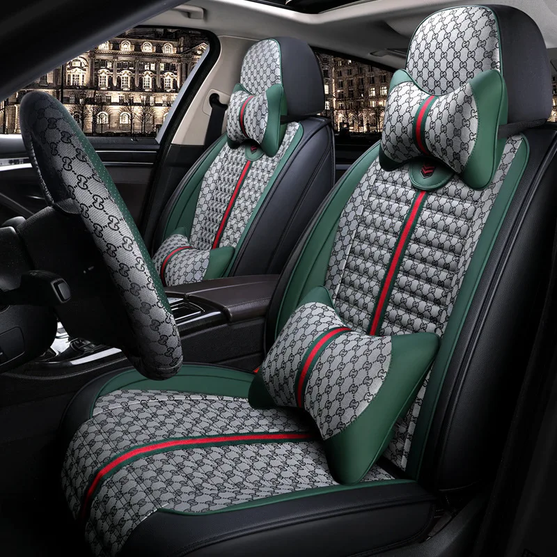 

2019-Honda CRV Hybrids New Style Fabric All Edges Included Peri Seat Cover Only All Edges Included Seat Cushion Seat Cover si ji