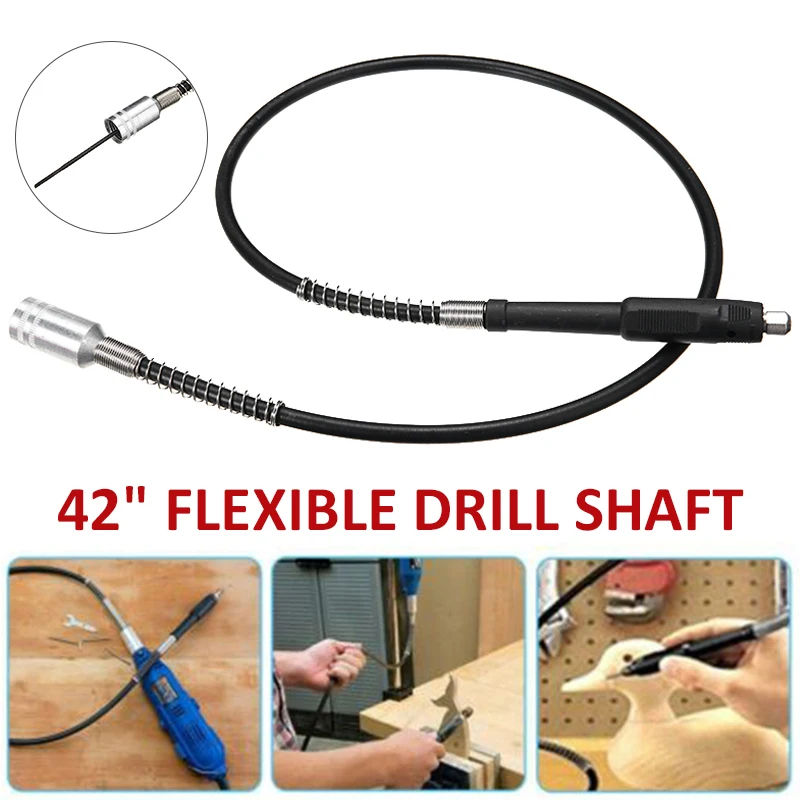 42" Extension Flexible Rotary Drill Tool Drive Flex Shaft Attachment for Grinder Flexible Drill Shafts Power Tool Parts
42" Extension Flexible Rotary Drill Tool Drive Flex Shaft Attachment for Grinder Flexible Drill Shafts Power Tool Parts