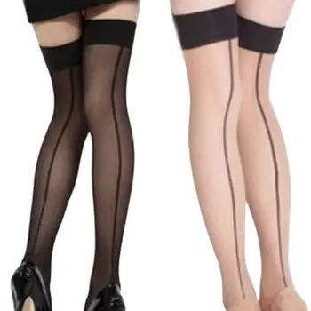 Women Sexy Black Stripe Lace Top Tights Thigh High Long Socks Lingerie Stockings
Women Sexy Black Stripe Lace Top Tights Thigh High Long Socks Lingerie Stockings