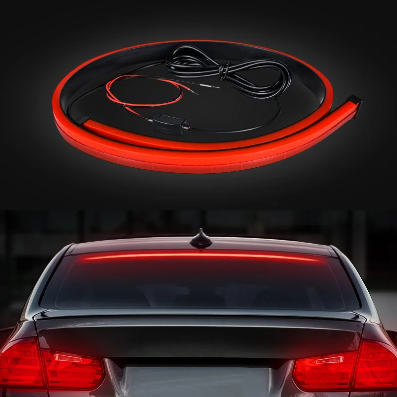 90cm 12V LED Light Car Third Brake Light Trunk Rear Tail High Mount Additional Brake Stop Lamp Car Styling Turn Signal LED Strip
90cm 12V LED Light Car Third Brake Light Trunk Rear Tail High Mount Additional Brake Stop Lamp Car Styling Turn Signal LED Strip