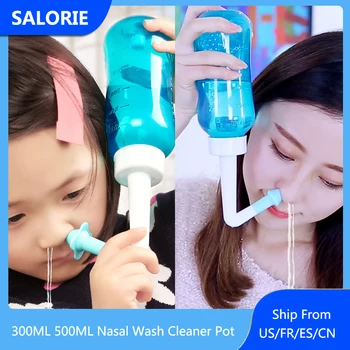 300ML 500ML Nasal Wash Cleaner Nose Massage Nose Protector Clean Moistens Avoid Allergic Rhinitis Neti Pot For Child Adult
300ML 500ML Nasal Wash Cleaner Nose Massage Nose Protector Clean Moistens Avoid Allergic Rhinitis Neti Pot For Child Adult