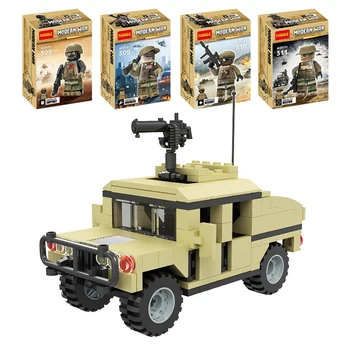 Military Mini Russian Marine US Army Figure Anti-terrorism Soldier Team Army Transport Vehicle With Weapons Blocks Bricks Toys 
Military Mini Russian Marine US Army Figure Anti-terrorism Soldier Team Army Transport Vehicle With Weapons Blocks Bricks Toys
