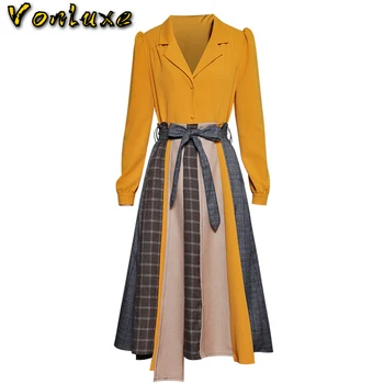 Women Set Clothing For Office Ladies Work Wear Luxury Elegant Chiffon Blouse Shirt Top Patchwork A-line Skirt Suits 2 Piece Sets
Women Set Clothing For Office Ladies Work Wear Luxury Elegant Chiffon Blouse Shirt Top Patchwork A-line Skirt Suits 2 Piece Sets