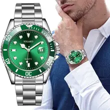PKR 301.08  32%OFF | Hot Sales Mens Watches Top Brand YOLAKO Luxury Men Fashion Military Stainless Steel Date Sport Quartz Analog Wrist Watch