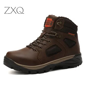 Leather Winter Men Boots Waterproof Warm Fur Snow Boots Men Outdoor Winter Work Casual Shoes Military Combat Ankle Boots
Leather Winter Men Boots Waterproof Warm Fur Snow Boots Men Outdoor Winter Work Casual Shoes Military Combat Ankle Boots