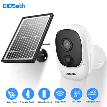 DIDseth 1080P Rechargeable Battery Powered IP Camera Solar Power Charging 1080P HD Outdoor Wireless Security WiFi Camera
DIDseth 1080P Rechargeable Battery Powered IP Camera Solar Power Charging 1080P HD Outdoor Wireless Security WiFi Camera