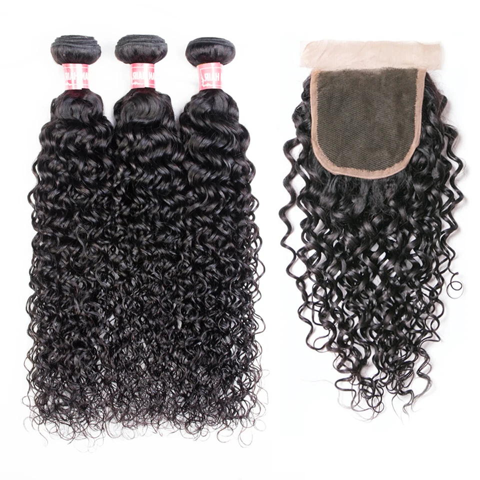 Peruvian 5x5 Water Wave Bundles With Closure 3/4 Bundles With Closure Remy Human Hair 4X4 Lace Closure WIth Bundles Aliballad
Peruvian 5x5 Water Wave Bundles With Closure 3/4 Bundles With Closure Remy Human Hair 4X4 Lace Closure WIth Bundles Aliballad