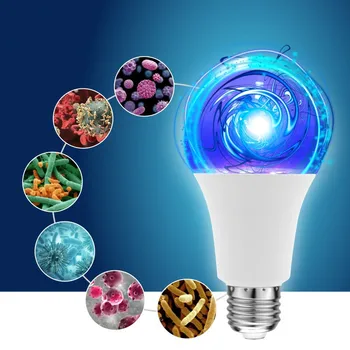 E27 UV Germicidal Lamp 10W 7W 5W Ultraviolet LED UVA Bulb Sterilizer Desinfection Light UVC Mites Eliminator AC85-265V
E27 UV Germicidal Lamp 10W 7W 5W Ultraviolet LED UVA Bulb Sterilizer Desinfection Light UVC Mites Eliminator AC85-265V