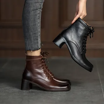 Fashion Botas Damen Winter 2020 French Bootie Genuine Leather Boots Women Chaussure Femme Zapatos Mujer Luxury Boots
Fashion Botas Damen Winter 2020 French Bootie Genuine Leather Boots Women Chaussure Femme Zapatos Mujer Luxury Boots