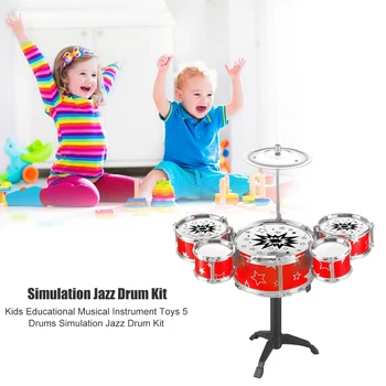 Puzzle Baby Early Educational Toy Simulation Jazz Drum Elliptical Drum Education Learning Music Toy for Children
Puzzle Baby Early Educational Toy Simulation Jazz Drum Elliptical Drum Education Learning Music Toy for Children