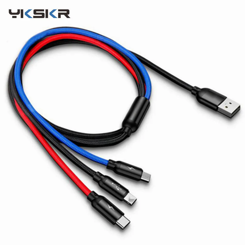 3 in 1 Micro USB Type C Cable,for iPhone XS MAX Samsung S9 Huawei P30 PRO Smart Phone Charger USB C type Fast Charge Cable
3 in 1 Micro USB Type C Cable,for iPhone XS MAX Samsung S9 Huawei P30 PRO Smart Phone Charger USB C type Fast Charge Cable
