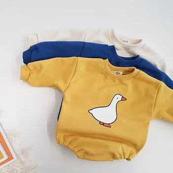 Newborn Baby Clothing Cute Duck Print Infant Boys Girls Bodysuit Long Sleeve Cartoon Jumpsuit Cotton Baby Clothes
Newborn Baby Clothing Cute Duck Print Infant Boys Girls Bodysuit Long Sleeve Cartoon Jumpsuit Cotton Baby Clothes