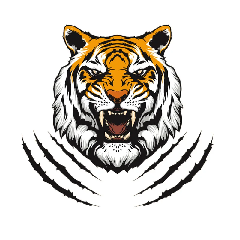 Creative Fierce Tiger Head Paw Print Car Sticker Window Superior Quality Vinyl Reflective Cover Scratches Waterproof PVC
Creative Fierce Tiger Head Paw Print Car Sticker Window Superior Quality Vinyl Reflective Cover Scratches Waterproof PVC