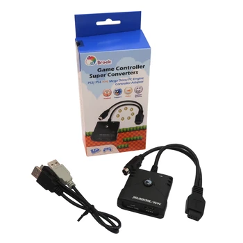Brook for PS3/PS4 to for Mega Drive/PC Engine/PC Super Game Console USB Converter Vibration/X-input support with Splitter Cable
Brook for PS3/PS4 to for Mega Drive/PC Engine/PC Super Game Console USB Converter Vibration/X-input support with Splitter Cable