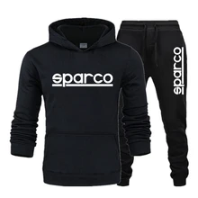 Men's Sparco Print Tracksuits Golf Lovers Set Long Sleeve Sport Hoodie and Pants Spring Fall Solid Jogging Suit for Male
Men's Sparco Print Tracksuits Golf Lovers Set Long Sleeve Sport Hoodie and Pants Spring Fall Solid Jogging Suit for Male