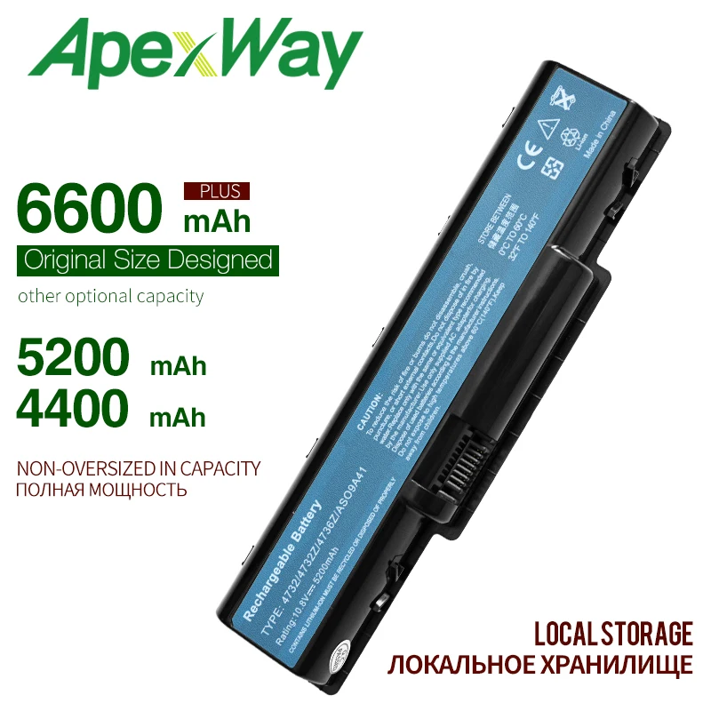 Аккумулятор ApexWay 11 1 В для Acer emachines e5 AS09A31 AS09A41 AS09A75 AS09A56 AS09A51 AS09A70 AS09A71 AS09A73 5532 5516 5517 5732z