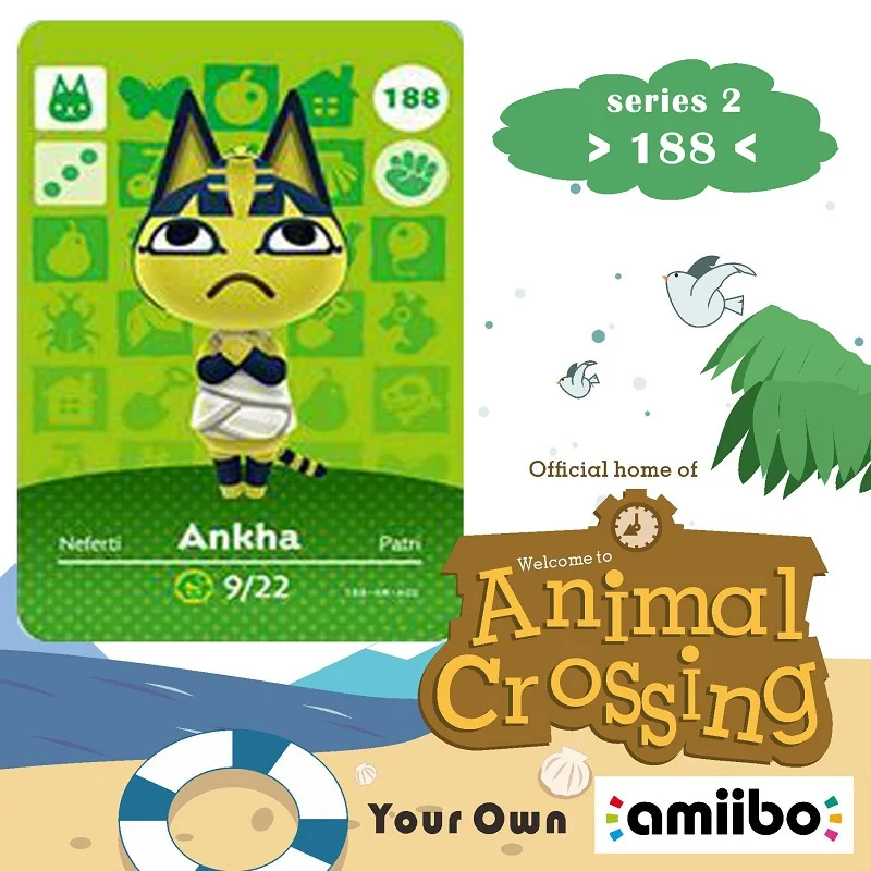 188 Animal Crossing Amiibo Card Ankha Amiibo Card Animal Crossing Series 2 Ankha Nfc Card Work for Ns Games Fast Shipping
188 Animal Crossing Amiibo Card Ankha Amiibo Card Animal Crossing Series 2 Ankha Nfc Card Work for Ns Games Fast Shipping