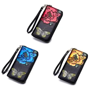 Stylish Women PU Leather Long Wallet Lady Rose Pattern Card Coin Holder RFID Purse Female Casual Phone Pouch Handbag Zipper Bag 
Stylish Women PU Leather Long Wallet Lady Rose Pattern Card Coin Holder RFID Purse Female Casual Phone Pouch Handbag Zipper Bag