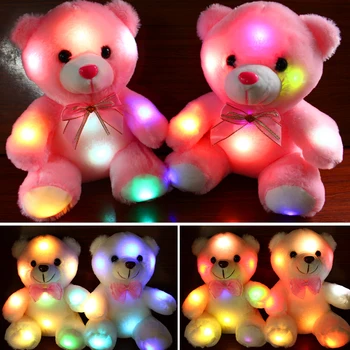 20-22cm Light Bear Doll Valentine's Day Colorful Glowing Bowknot Bear Plush Doll Luminous Stuffed Kids Toys Dropshipping
20-22cm Light Bear Doll Valentine's Day Colorful Glowing Bowknot Bear Plush Doll Luminous Stuffed Kids Toys Dropshipping