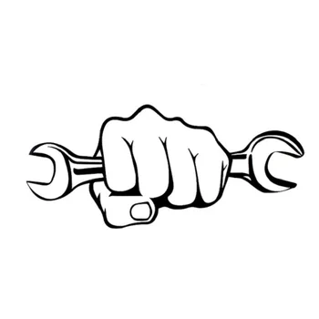 17.7*7.9CM Personalized Car Stickers Mechanic Holding A Wrench Funny Motorcycle Vinyl Decals Black/Silver
17.7*7.9CM Personalized Car Stickers Mechanic Holding A Wrench Funny Motorcycle Vinyl Decals Black/Silver