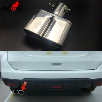 For Renault Koleos 2017 2018 QM6 Car Styling Rear Tail End 1x2 Tips Pipe Exhaust Muffler Stainless Steel Accessories 
For Renault Koleos 2017 2018 QM6 Car Styling Rear Tail End 1x2 Tips Pipe Exhaust Muffler Stainless Steel Accessories