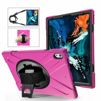 Tablet Case for IPad Pro 12.9" 2018 360 Degree Rotating Shockproof Kids Heavy Duty Safe PC Stand Cover with Hand Strap Coque+pen
Tablet Case for IPad Pro 12.9" 2018 360 Degree Rotating Shockproof Kids Heavy Duty Safe PC Stand Cover with Hand Strap Coque+pen