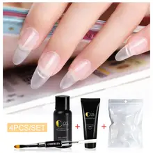 COSCELIA поли гелевый набор гель для наращивания ногтей Набор лаков все для маникюра Набор для наращивания ногтей Хрустальные цвета инструмент...(China)