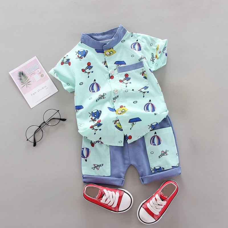 Children's Clothing Suit Lapel Short T-Shirt + Shorts Pants 2 Sets Of Toddler Boy Clothes Summer Boy Set
Children's Clothing Suit Lapel Short T-Shirt + Shorts Pants 2 Sets Of Toddler Boy Clothes Summer Boy Set