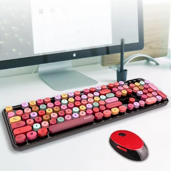 Mixed color wireless Keyboard mouse 2 in 1 kit 1600DPI USB signal transceiver waterproof Suitable for teclado gamer pc gamer
Mixed color wireless Keyboard mouse 2 in 1 kit 1600DPI USB signal transceiver waterproof Suitable for teclado gamer pc gamer