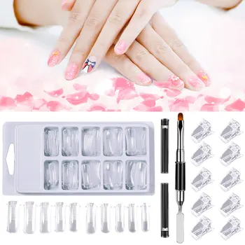Quick Building Dual End Brush UV Gel Extension DIY Manicure Artificial Professional Full Cover False Nail Tips Set Beginners
Quick Building Dual End Brush UV Gel Extension DIY Manicure Artificial Professional Full Cover False Nail Tips Set Beginners