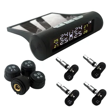 Smart Car TPMS Tyre Pressure Monitoring System Solar Power Digital LCD Display Auto Security Alarm Systems Tyre Pressure
Smart Car TPMS Tyre Pressure Monitoring System Solar Power Digital LCD Display Auto Security Alarm Systems Tyre Pressure